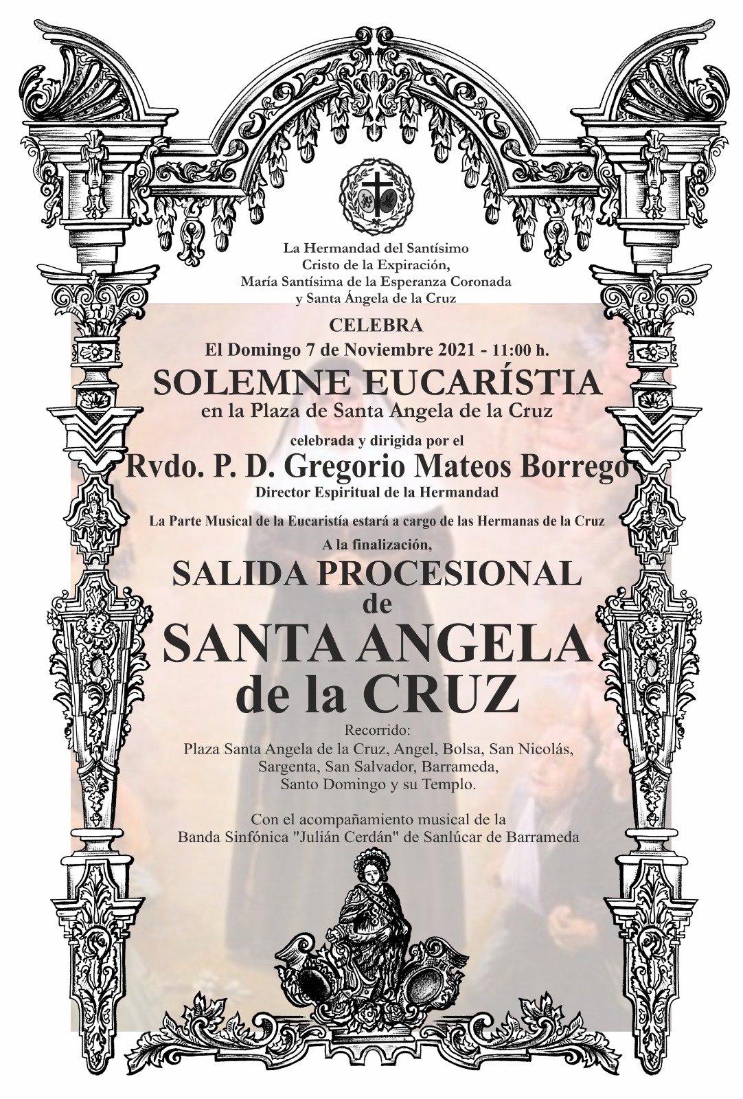 SALIDA PROCESIONAL DE SANTA ANGELA DE LA CRUZ